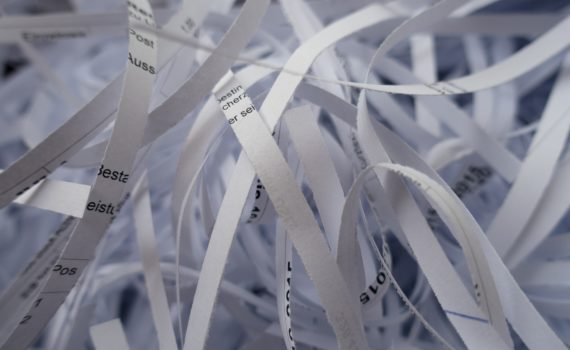 Geheim - Versnipperd papier